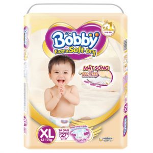 Bỉm - Tã dán Bobby Extra Soft - Dry cao cấp size XL