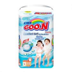 Bỉm - Tã quần Goon Renew Slim size L